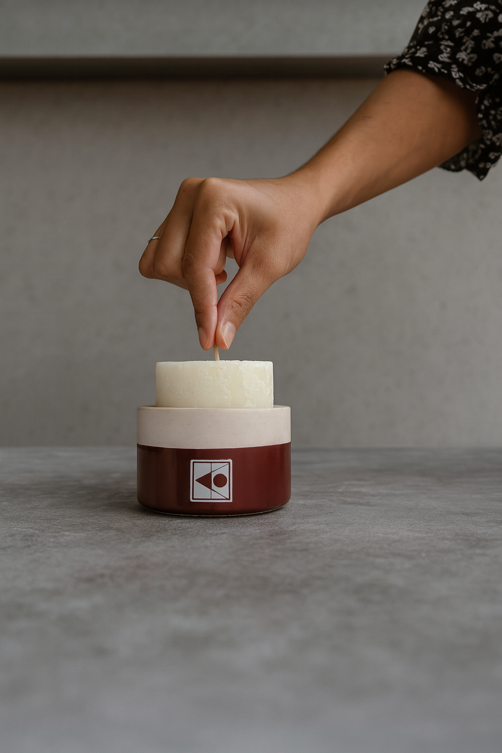 Bougie naturelle, parfumée et rechargeable - Klanom 