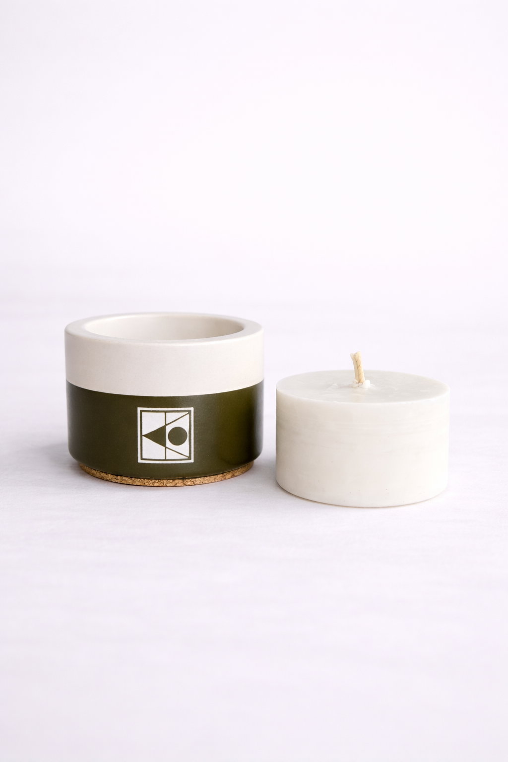 LE POT SMALL ET SA RECHARGE - OLIVE