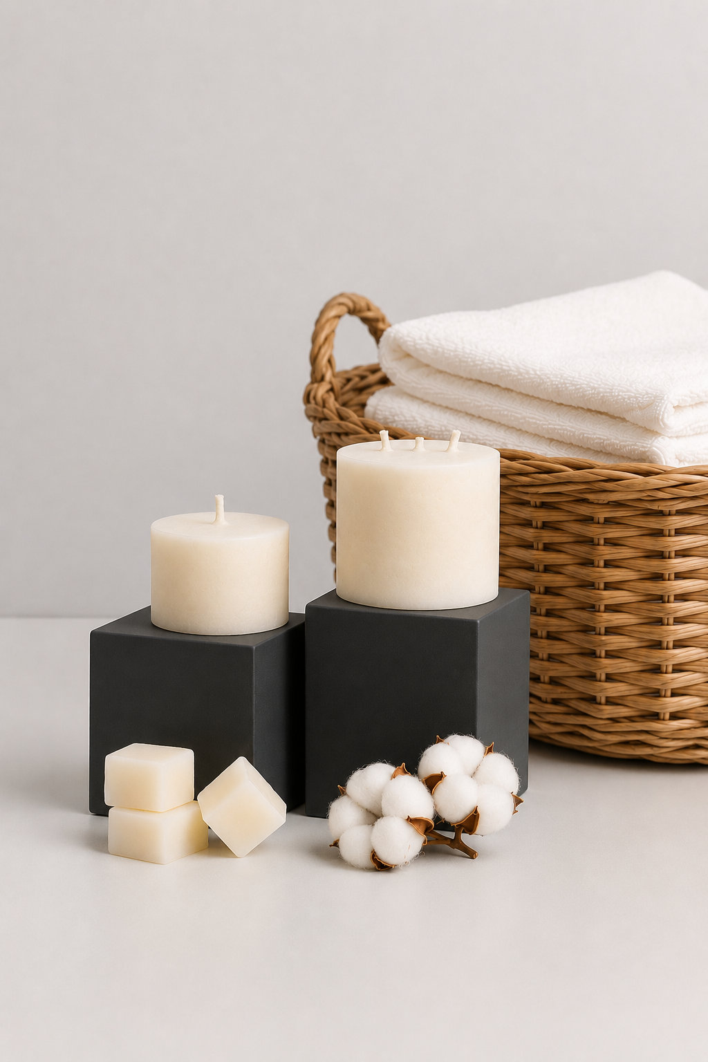 Les recharges parfumées, parfum Alba - linge propre, adoucissant, parfum bougies. Bougies parfumées
